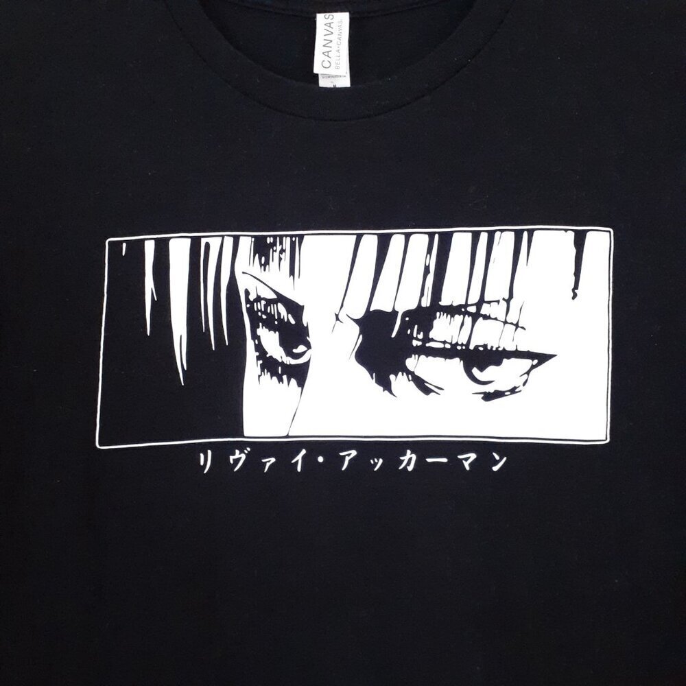 Attack on Titan Anime Shirt Size M Short Sleeve Black 920 - Picture 2 of 4